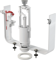 Выпускной комплект со стоп кнопкой AlcaPlast SA2000 1/2" CHROM