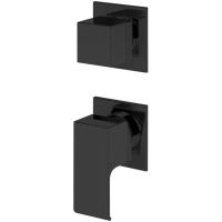 Смеситель Cezares Porta PORTA-VDIM3-M-NOP для душа на 3 выхода встраиваемый черный