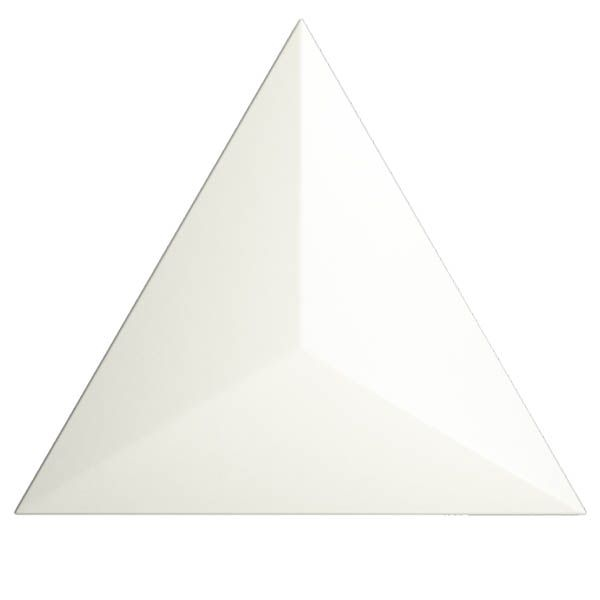 Настенная плитка Evoke Traingle Level White Matt (218241) 15x17 от ZYX (Испания)