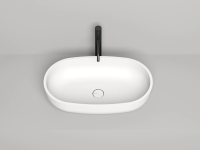 Раковина накладная Salini Gloria 65 1102205M белая