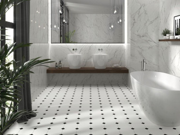 Вставка Eight Taco Four Black 3.8x3.8 от APE Ceramica (Испания)