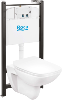 Комплект унитаз с инсталляцией и сиденьем микролифт Roca Debba 893104970