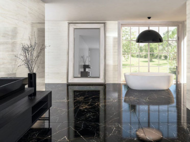 Керамогранит PORTLOREN BLACK NAT. (6mm) (матовая) 120x260 от TAU Ceramica (Испания)