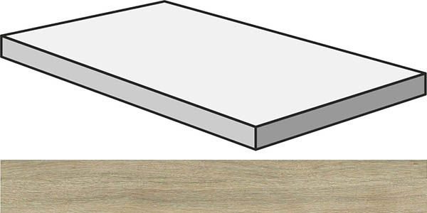 Угловая ступень S.WOOD GRAD.ANG.120/DX W.SA правая 33x120 от Sant Agostino (Италия)