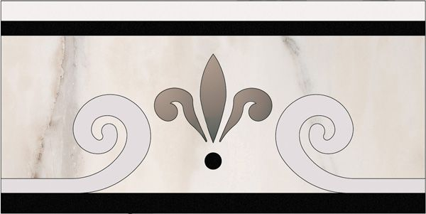 Напольный бордюр MUSEUM/P C.DAUPHIN-G/1/44/P (13664) 22x44 от Peronda (Испания)