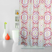 Штора для ванной Iddis Hermitage 590P18Ri11 белый;розовый