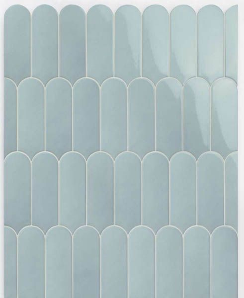 Настенная плитка Fan Mix Acqua 7.2x19.5 от Natucer (Испания)