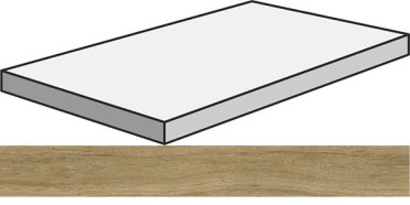 Угловая ступень S.WOOD GRAD.ANG.120/SX W.GO левая 33x120 от Sant Agostino (Италия)