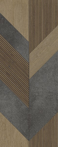 Настенная плитка GENT STONE 3D ROBLE (100337327) 59.6x150 от Porcelanosa (Испания)