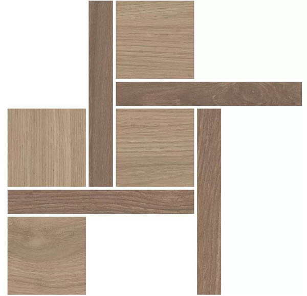 Декор Альберони 3 мозаичный коричневый матовый обрезной (T056\SG644020) 27.5x27.5 от Kerama Marazzi (Россия)