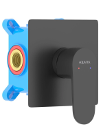 Смеситель для душа Aquatek Оберон AQ1266MB черный