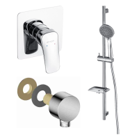 Комплект для ванной 3 в 1 Aquatek Вега AQ1076CR хром