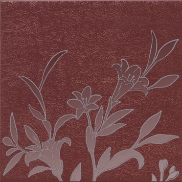 Декор Барберино 5 бордо глянцевый (HGD/C569/5293) 20x20x0.69 от Kerama Marazzi (Россия)