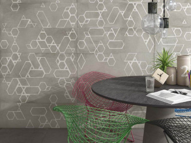 Настенная плитка Kent Grafito 20x50 от Vives Ceramica (Испания)