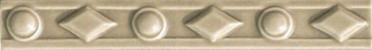 Бордюр AMARCORD DIAMANTATO TABACCO MATT. 3x20 от Grazia Ceramiche (Италия)