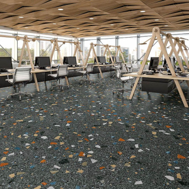 Керамогранит STRACCIATELLA MISCELA-R NACAR POLISHED (ARC_STR_MN_POL) 79.3x79.3 от Arcana Ceramica (Испания)