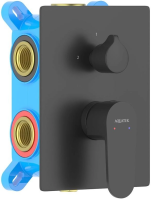 Смеситель для ванны Aquatek Оберон AQ1247MB черный