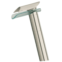 Смеситель для кухни Paini Morgana, никель, излив стекло