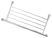 Полка прямая 4П для ДР Сунержа 370мм (сталь) Флюид, Богема, Модус (00-2012-4370)