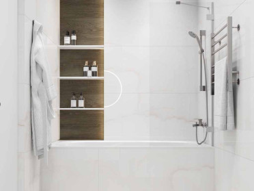 Керамогранит Onyx Imperator White белый Полированный 60x120 от Ceradim (Индия)