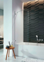 Шторка для ванны Radaway Euphoria 70 см. профиль хром, стекло прозрачное