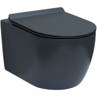 Унитаз подвесной с сиденьем микролифт Aquanet Cetus CETUS-GW безободковый