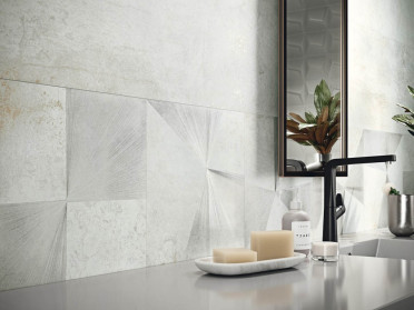 Настенная плитка Galvanic Blanco 31.5x100 от Grespania (Испания)