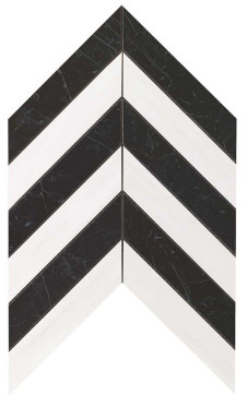 Мозаика настенная Marvel Stone Chevron Warm Wall (9SCW) 30.5x25 от Atlas Concorde (Италия)