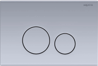 Кнопка смыва Aquatek KDI-0000036 нержавеющая сталь