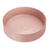 Накладная раковина Omoikiri Mira-GU 40 4972066 розовый