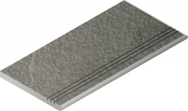 Угловая ступень CONTEMPORA X2 CARBON GRADINO ROUND GRIP DX правая (620040000029) 30x60 от Italon (Россия)