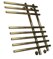 Полотенцесушитель водяной 500x800 Двин L primo 4627085980865 золото