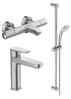 Набор смесителей для ванной и душа Ideal Standard Ceratherm T100 BC985AA с термостатом