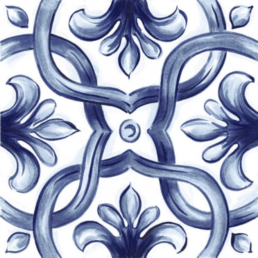 Керамогранит настенный Amuri Decoro Maiolica Tappeto 2 Glossy RT (RC8H) 20x20 от Ragno (Италия)
