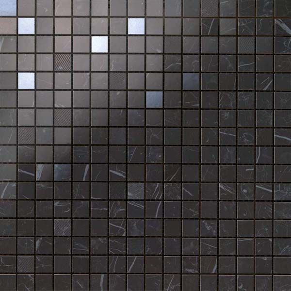 Мозаика настенная Marvel Stone Nero Marquina Mosaic Q (9MQN) 30.5x30.5 от Atlas Concorde (Италия)