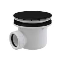 Сифон для душевого поддона Alcaplast A49BLACK черный матовый