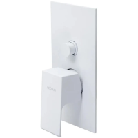 Смеситель для душа Cezares PORTA-VDIM-BIO с переключателем, встраиваемый, белый