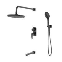 Душевая система Iddis Ray RAYBL03i68 черная