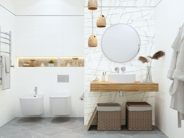 Настенная плитка Chicago White WT11CHI00 20x60 от New Trend (Россия)