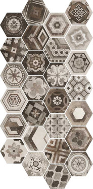 Керамогранит MIAMI ESAGONA MIAMI MIX CL (DEC) 24x27.7 от Cir Ceramiche (Италия)