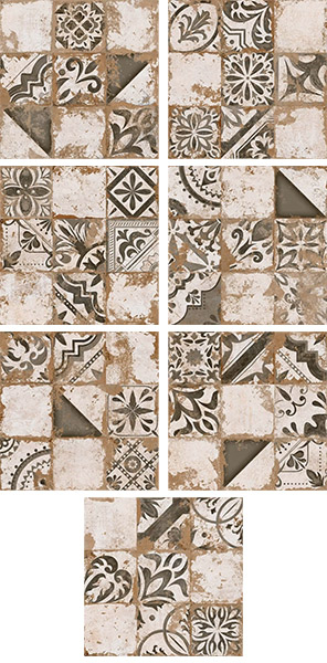 Керамогранит MEMORY 7 GRIS BRILLO 58x58 от El Molino (Испания)