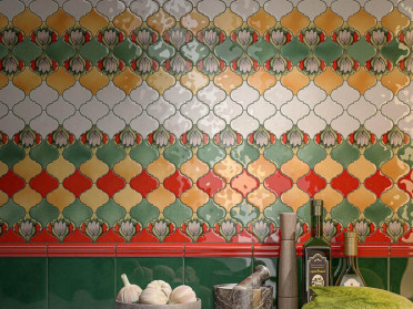 Декор Арабески Тоскана 1 глянцевый (VT/A577/65000) 6.5x6.5x0.7 от Kerama Marazzi (Россия)