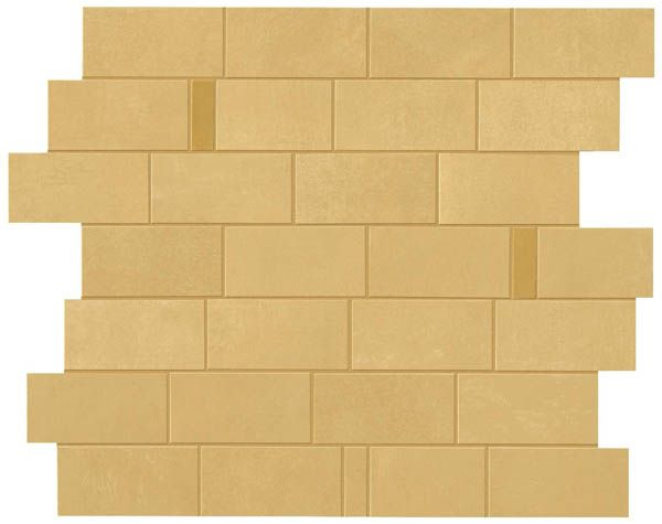 Мозаика Boost Pro Mustard Minibrick Pro Yellow (9BMT) 29.7x33.3 от Atlas Concorde (Италия)