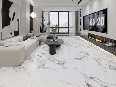 Керамогранит Bianco Gold-1 full body polished (gold) (BHW-0035) 60x120x0.8 от Basconi Home (Китай)