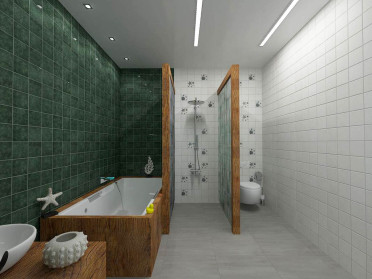 Декор SMALTO MARE 1 BIANCO 15x15 от Керлайф (Россия)