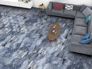 Керамогранит Moris Azul High gloss 60x120 от Art Ceramic (Индия)