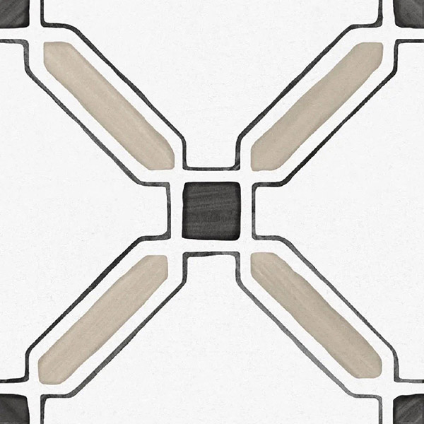 Керамогранит Ponza Cross matt (ENPTR6020MT2020) 20x20x0.8 от Ennface (Индия)