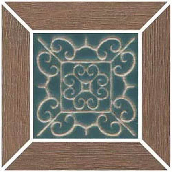 Вставка Тровазо наборный коричневый матовый (ID156) 13x13x0.9 от Kerama Marazzi (Россия)