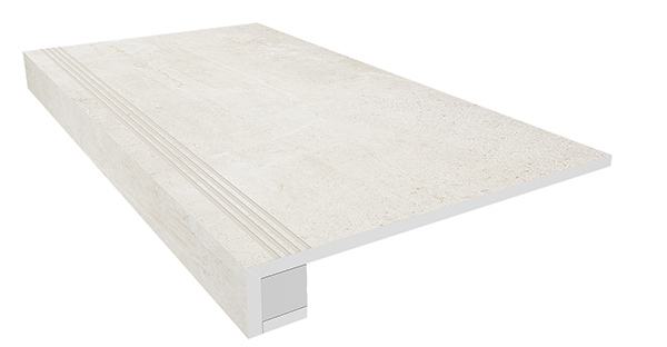 Комплект KAILAS (Ступень KA00 (33x120)непол.(прям.бортик)с насечками+Подступенок(14.5x120) 33x120 от Ametis (Россия)