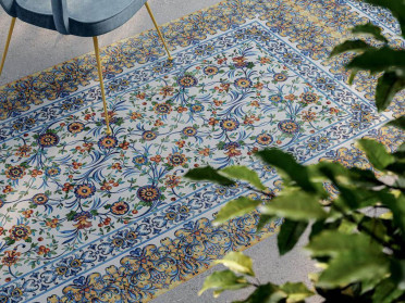 Керамогранит Ковер SG590500R Цветы декорированный обрезной 119.5x238 от Kerama Marazzi (Россия)